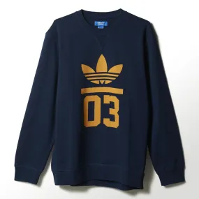 Adidas Originals Sudadera 3foil Crew (marino/amarillo)