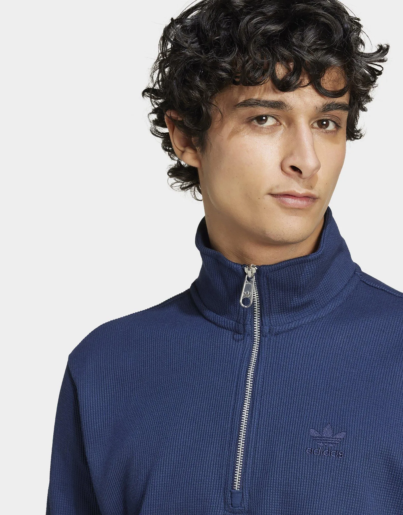 adidas Sudadera Trefoil Essentials Waffle 1/2 Zip