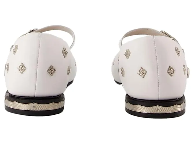 Autre Marque Aj1342 Bailarinas - Toga Pulla - Cuero - Blanco 