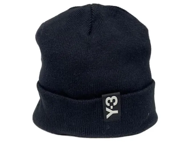 Autre Marque ***Y-3 (sabiamente)  Gorro con logotipo/FP9011 Negro 