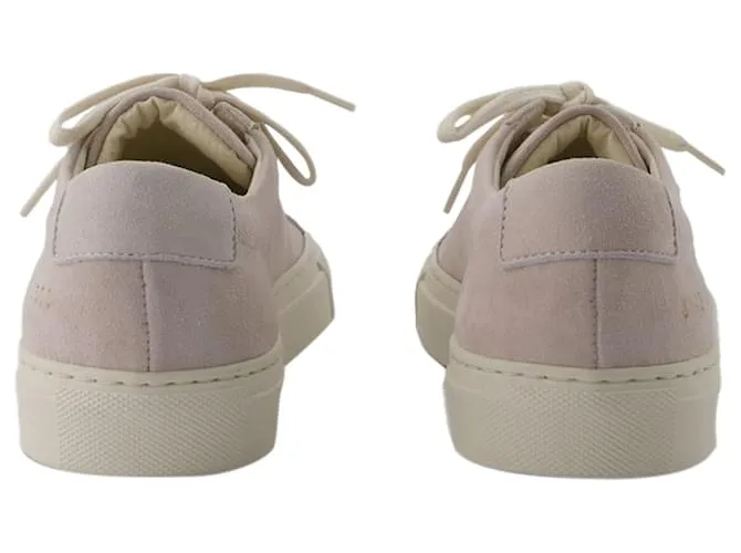 Autre Marque Zapatillas Aquiles Contraste - COMMON PROJECTS - Piel - Beige Castaño 