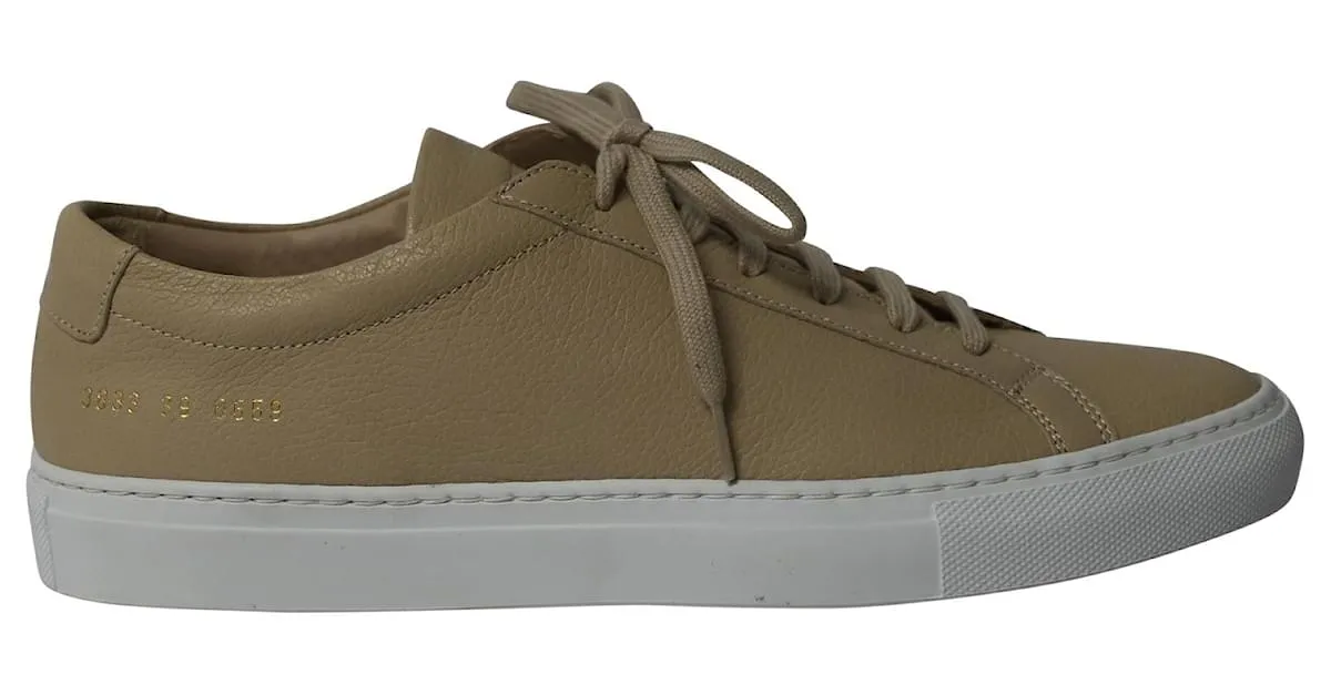 Autre Marque Zapatillas bajas Achilles de Common Projects en cuero nude Castaño Carne 