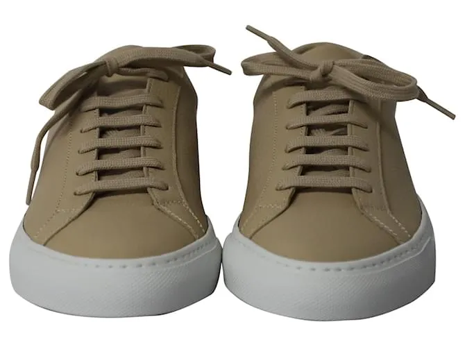 Autre Marque Zapatillas bajas Achilles de Common Projects en cuero nude Castaño Carne 