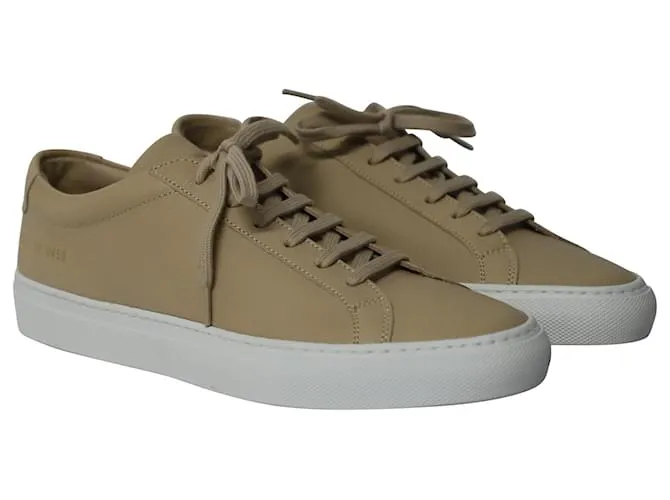 Autre Marque Zapatillas bajas Achilles de Common Projects en cuero nude Castaño Carne 