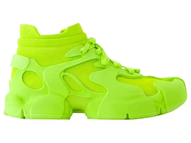 Autre Marque Zapatillas Tossu - Camper - Piel - Verde 