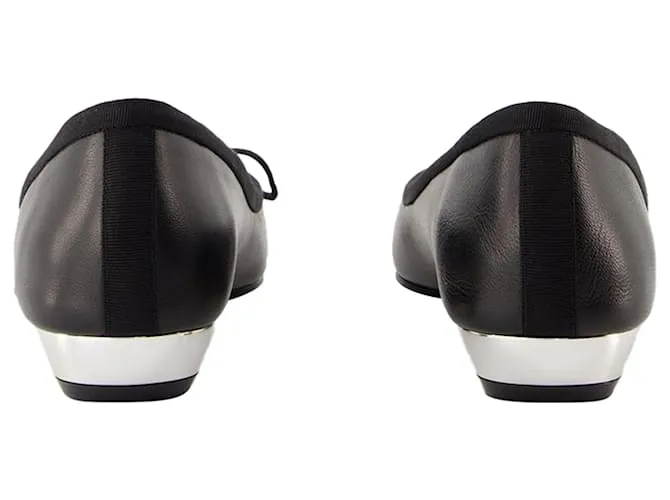 Bailarinas Armadillo - Alexander McQueen - Cuero - Negro 