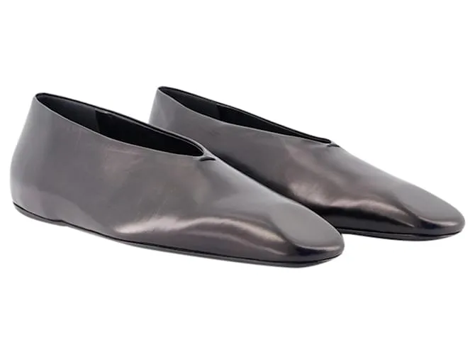 Bailarinas - Jil Sander - Piel - Negro 