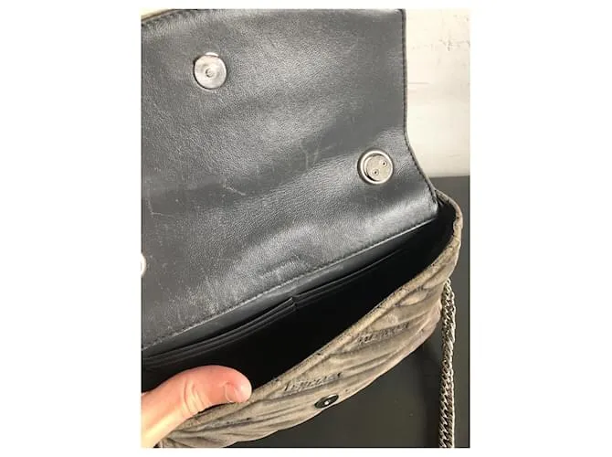 Balenciaga BB en cadena Gris antracita 