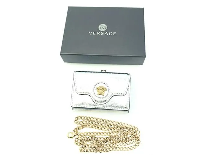 Billetera de cadena plegable Versace 