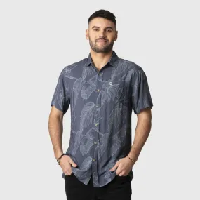 Camisa Stoked Hook Hombre Azul