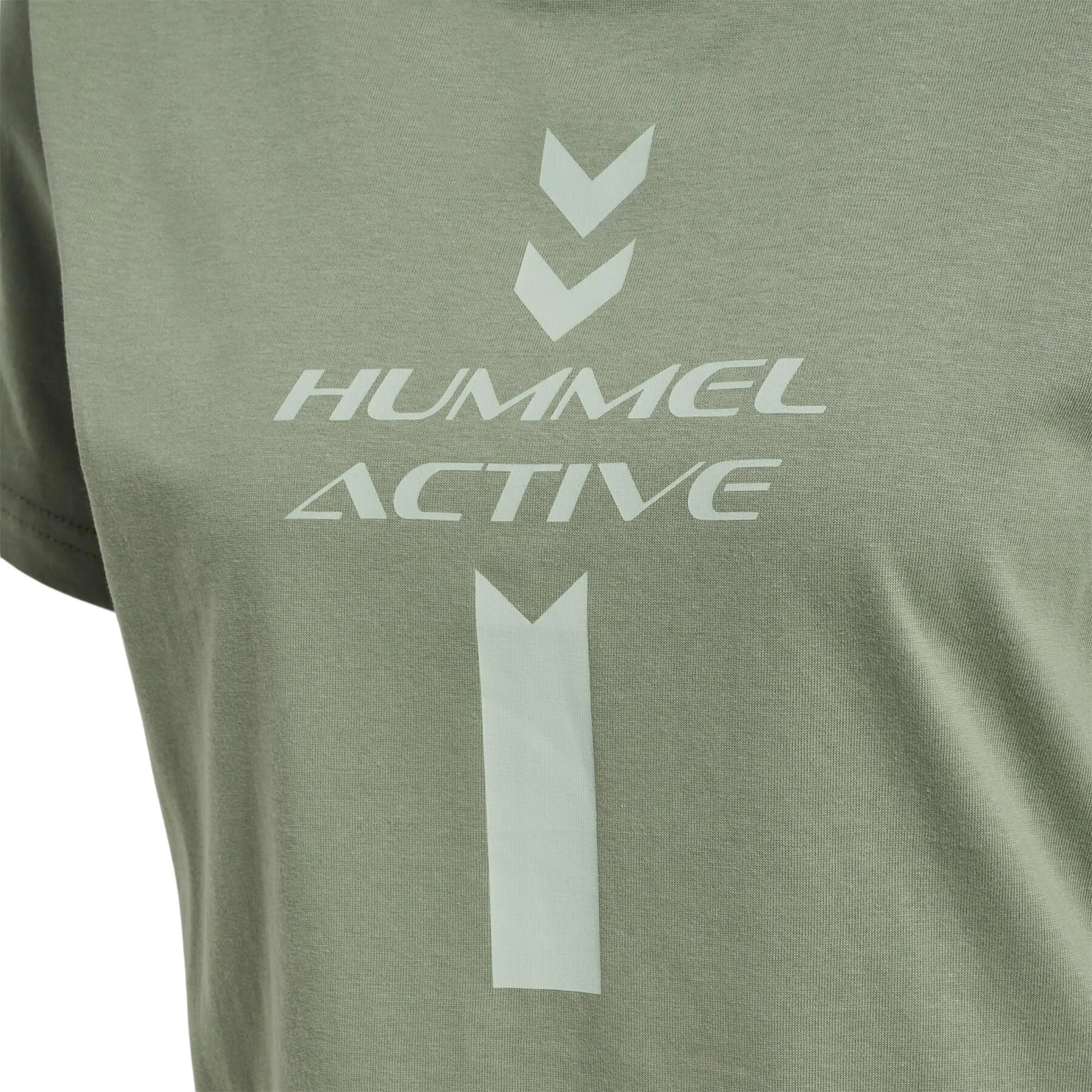 Camiseta gráfica de algodón para mujer Hummel Active