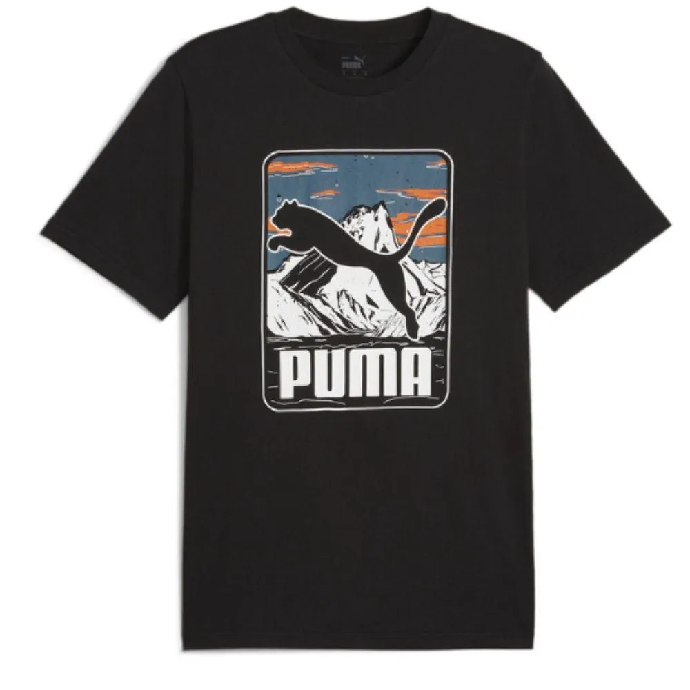 CAMISETA PUMA GRAPHICS MOUNTAIN TEE. 627911 01 Black