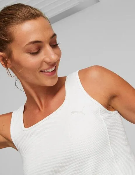 camiseta puma tirantes her slim tank blanco de mujer.