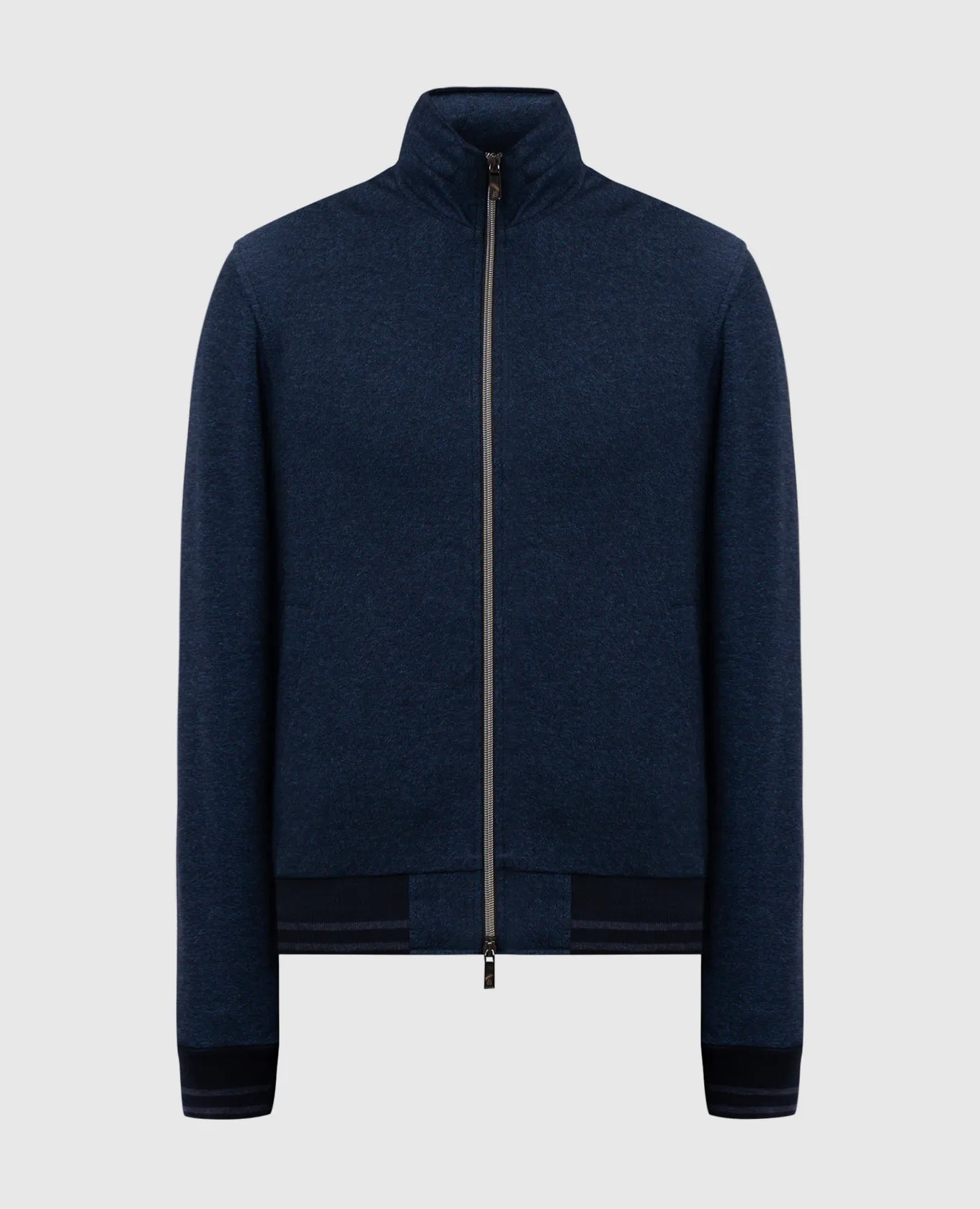 CAPOBIANCO Blue sports jacket with wool