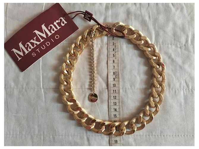 Collar cadena metal dorado MAX MARA'S 