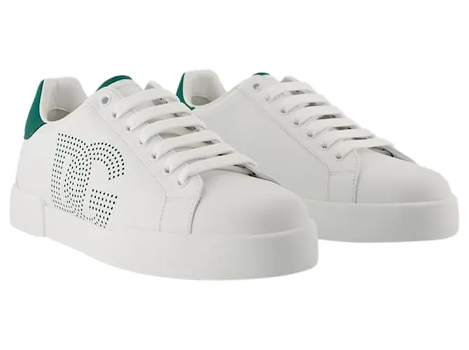 Dolce & Gabbana Zapatillas bajas - Dolce&Gabbana - Cuero - Blanco 