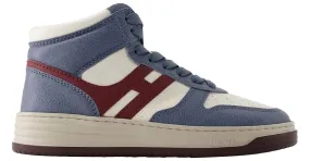 H630 Zapatillas - Hogan - Cuero - Azul 