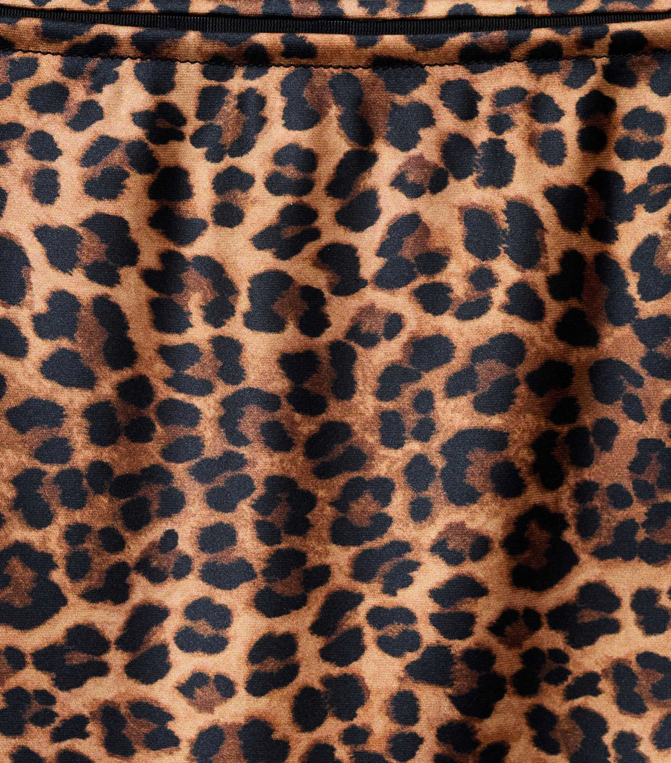 Mango Falda larga de corte recto animalprint Mujer