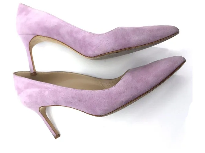 Manolo Blahnik Lavanda suede bb 70 Zapatillas 