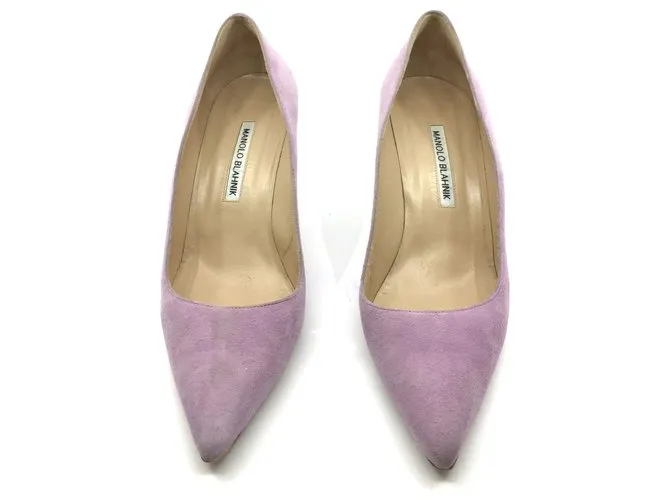 Manolo Blahnik Lavanda suede bb 70 Zapatillas 