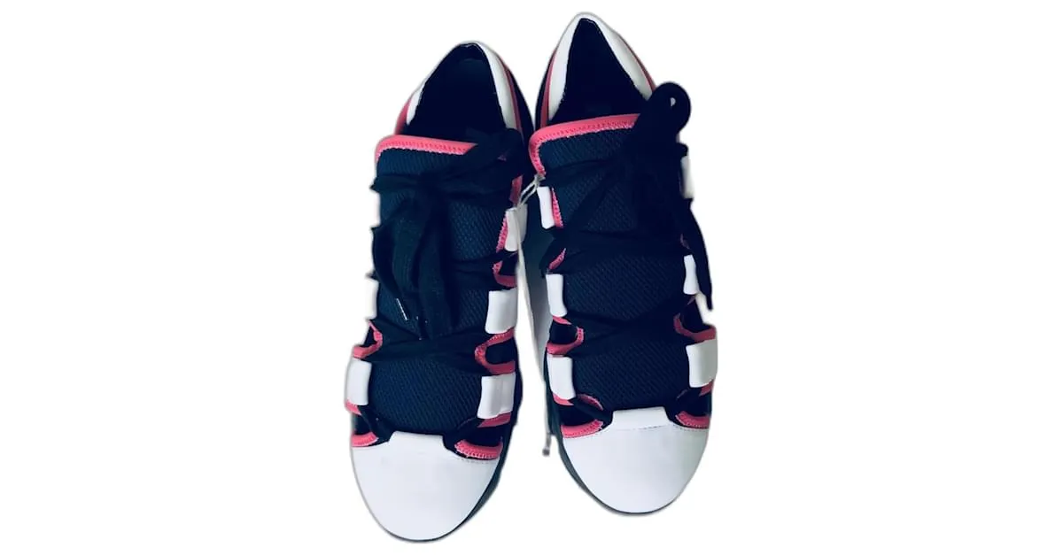 Marni Zapatillas con recortes Rosa Blanco Azul marino 