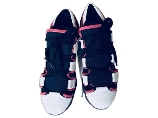 Marni Zapatillas con recortes Rosa Blanco Azul marino 