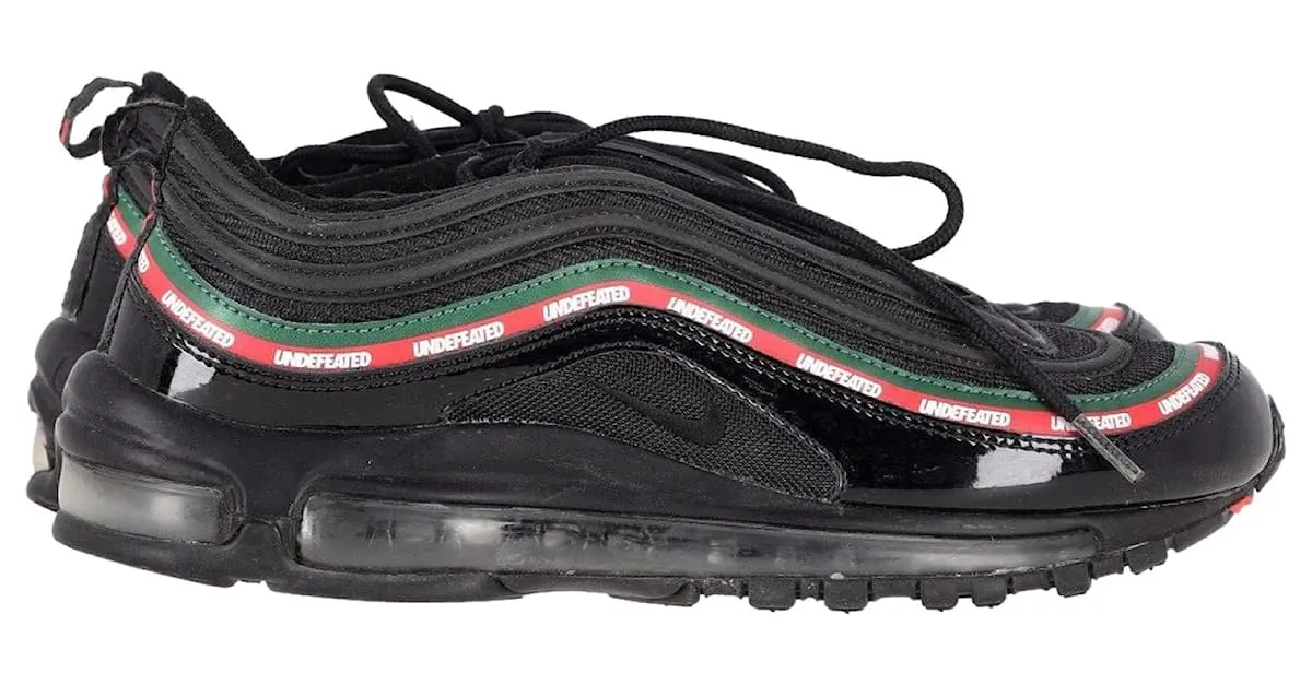 Nike Air Max 97 Zapatillas Undefeated de nailon negro 