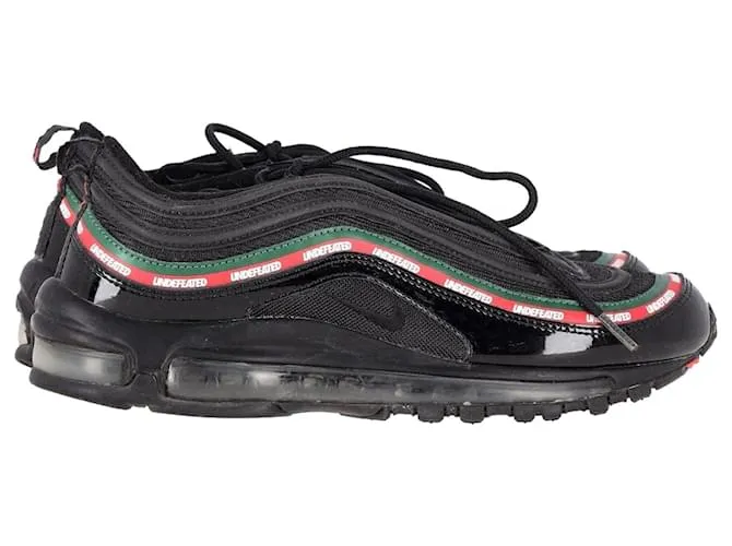 Nike Air Max 97 Zapatillas Undefeated de nailon negro 