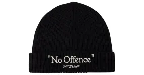 Off White Gorro Wo No Offense - Blanco roto - Lana - Negro/Blanquecino 