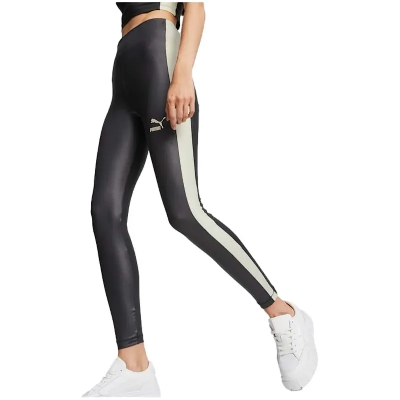 Pantalon Largo Puma T7 High Waist Shiny Leggings