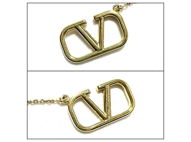 Pendientes de cadena V Logo Signature para mujeres Valentino Garavani 