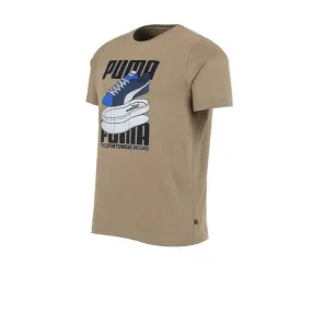 Remera Puma Graphics Seneaker Marron