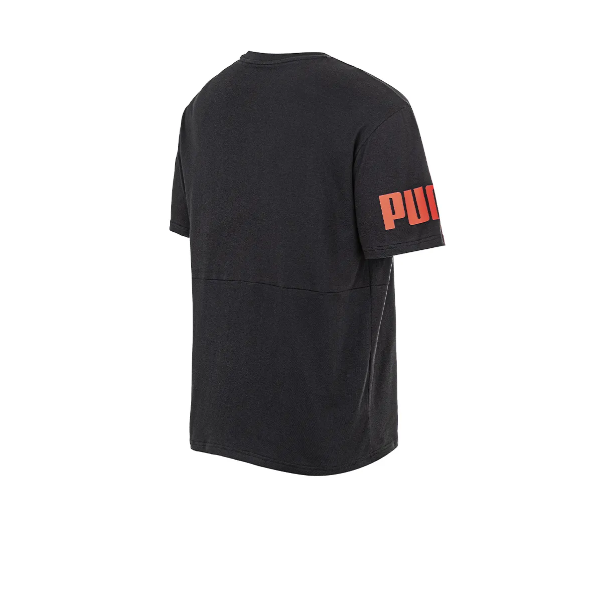 Remera Puma Power Colorblock Negra