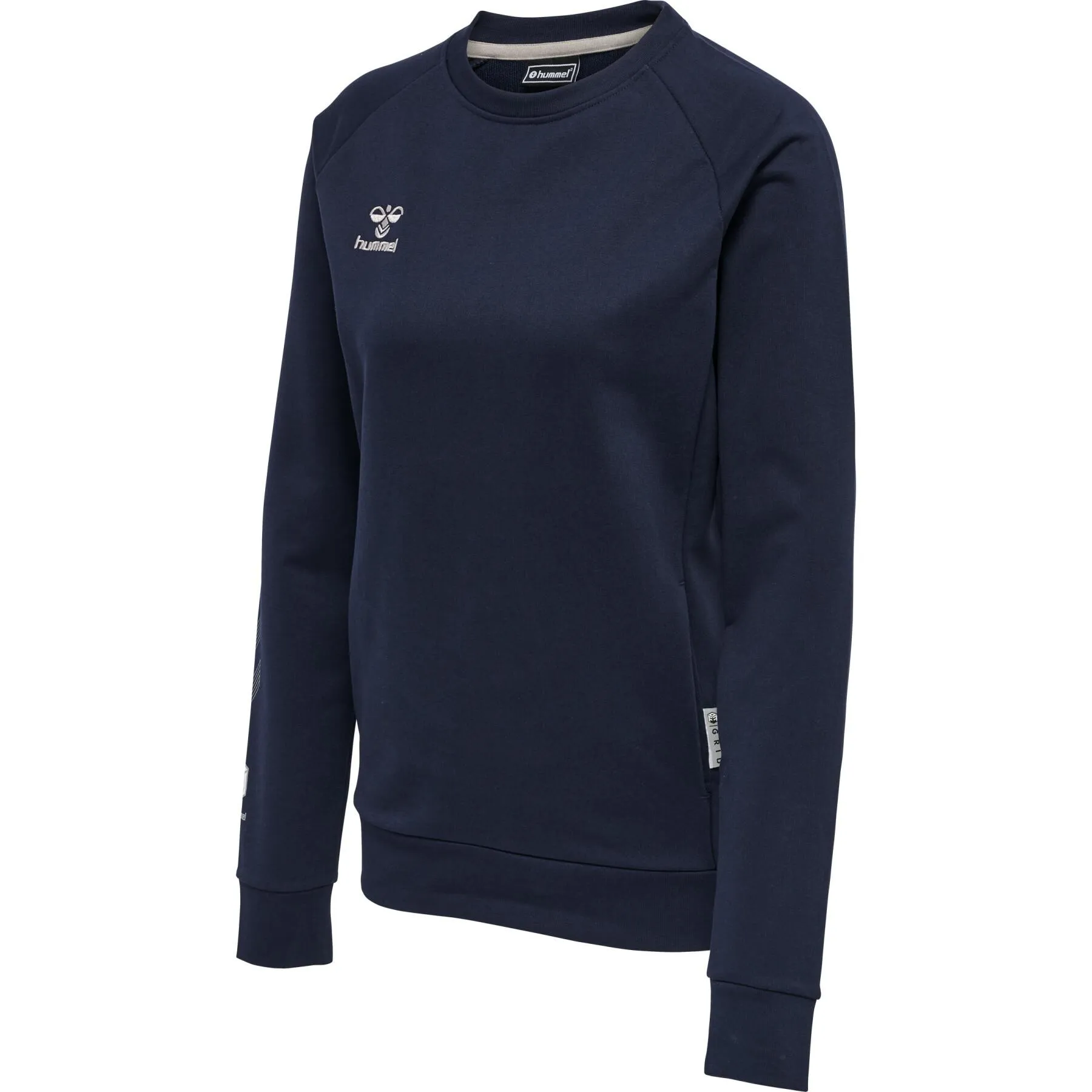 Sudadera de algodón para mujer Hummel Move Grid