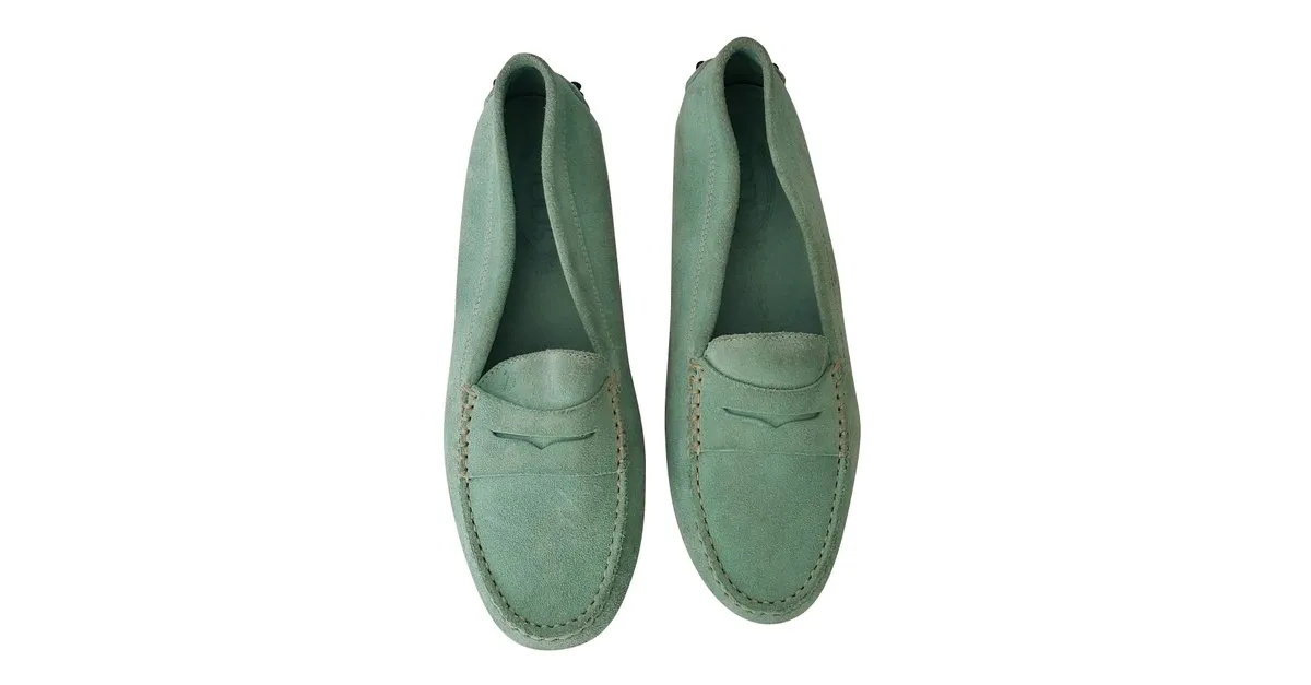 Tod's bailarinas Azul Verde 