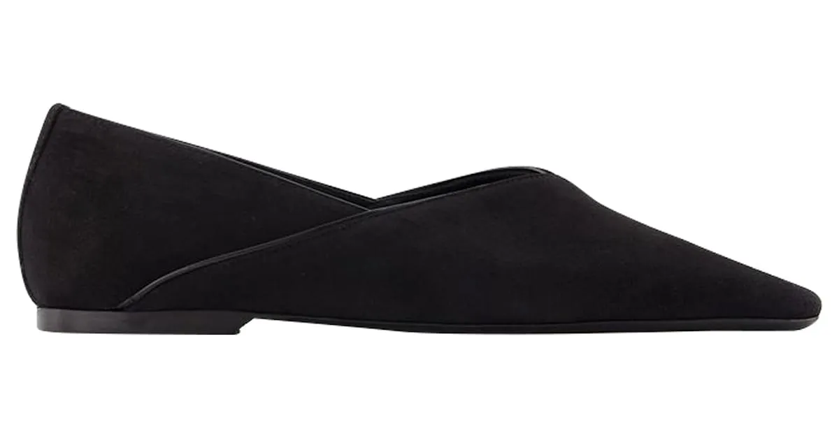 Totême The Everyday Flat Bailarinas - TOTEME - Ante - Negro 