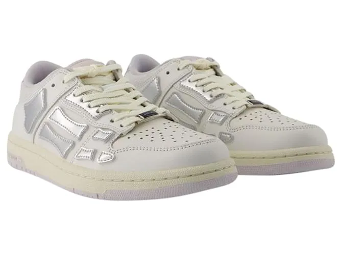 Zapatillas bajas metalizadas Skel Top - Amiri - Sintético - Blanco 