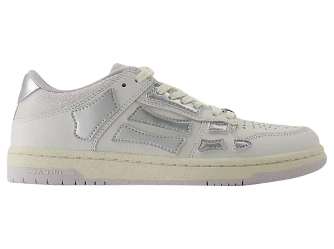 Zapatillas bajas metalizadas Skel Top - Amiri - Sintético - Blanco 