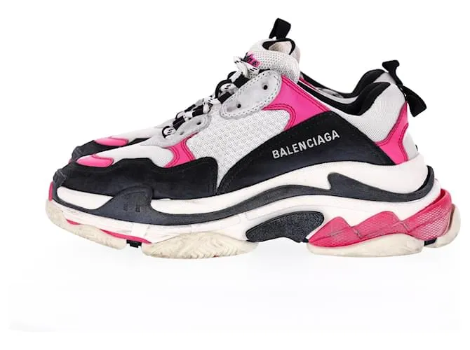 Zapatillas Balenciaga Triple S de Poliéster Rosa 