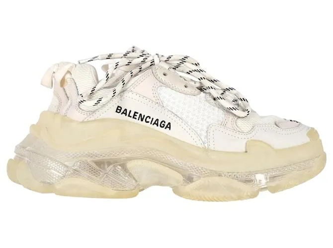 Zapatillas Balenciaga Triple S en Poliéster Blanco 