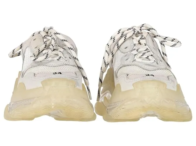 Zapatillas Balenciaga Triple S en Poliéster Blanco 