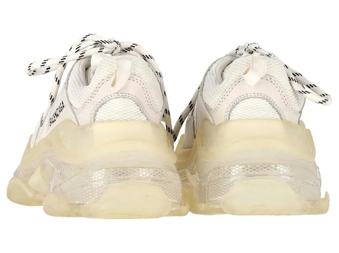 Zapatillas Balenciaga Triple S en Poliéster Blanco 