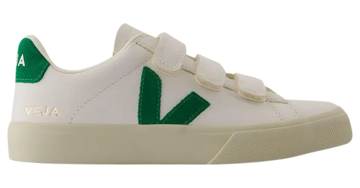 Zapatillas Logo Recife - Veja - Cuero - Blanco Esmeralda 