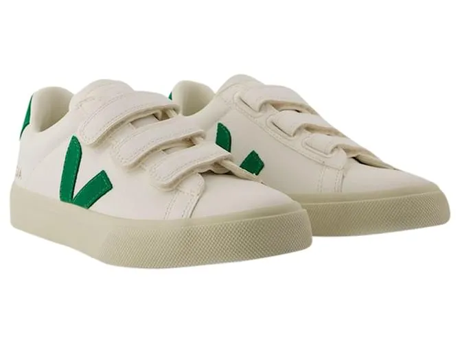 Zapatillas Logo Recife - Veja - Cuero - Blanco Esmeralda 