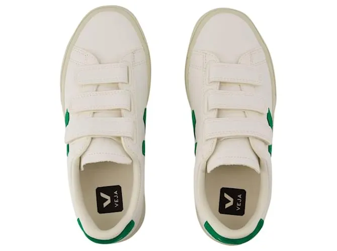 Zapatillas Logo Recife - Veja - Cuero - Blanco Esmeralda 