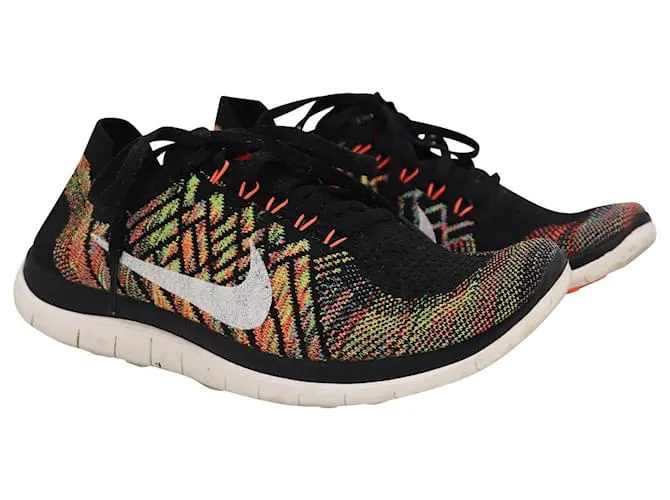 Zapatillas Nike Free 4.0 Flyknit en poliéster multicolor Impresión de pitón 