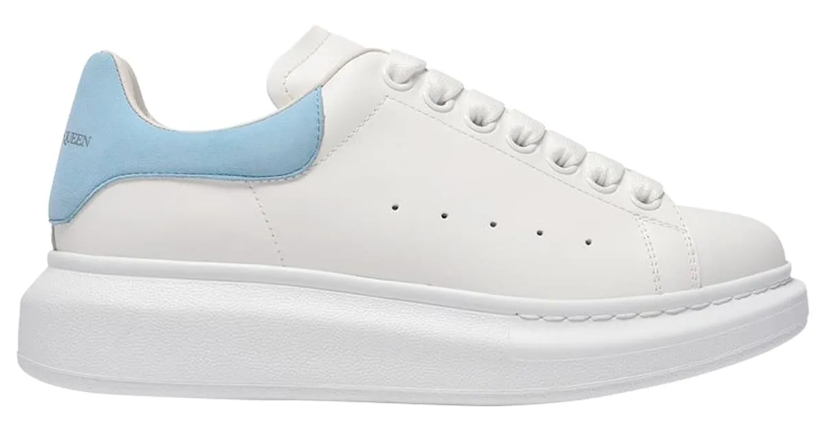 Zapatillas Oversize - Alexander Mcqueen - Blanco/Azul - Cuero 