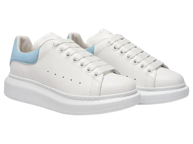 Zapatillas Oversize - Alexander Mcqueen - Blanco/Azul - Cuero 