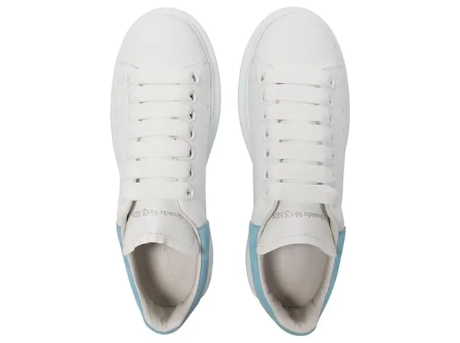 Zapatillas Oversize - Alexander Mcqueen - Blanco/Azul - Cuero 