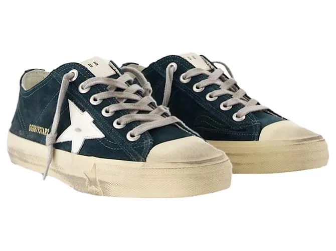 Zapatillas V-Star 2 - Golden Goose Deluxe Brand - Cuero - Verde 